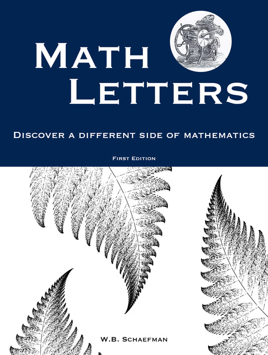 Math Letters PDF Book (digital download)